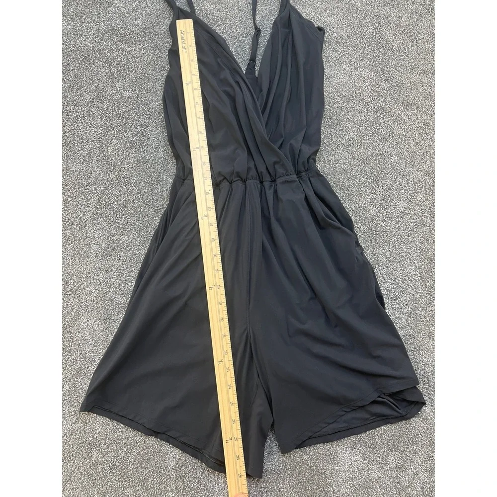 Lululemon Black One Piece Monday‎ Best Romper Shorts Size 2 Athletic